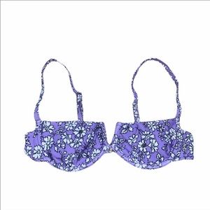 NWOT SHEIN Floral V Underwire Bikini Top